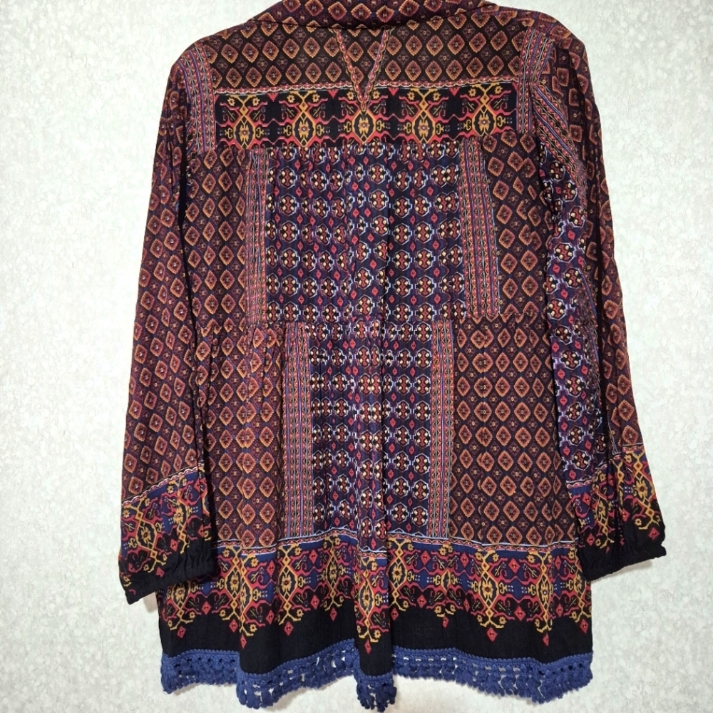 Love Kyla Vibrant..bohemian Gipsy Geometric Fabric..SIZE:M - Picture 10 of 12